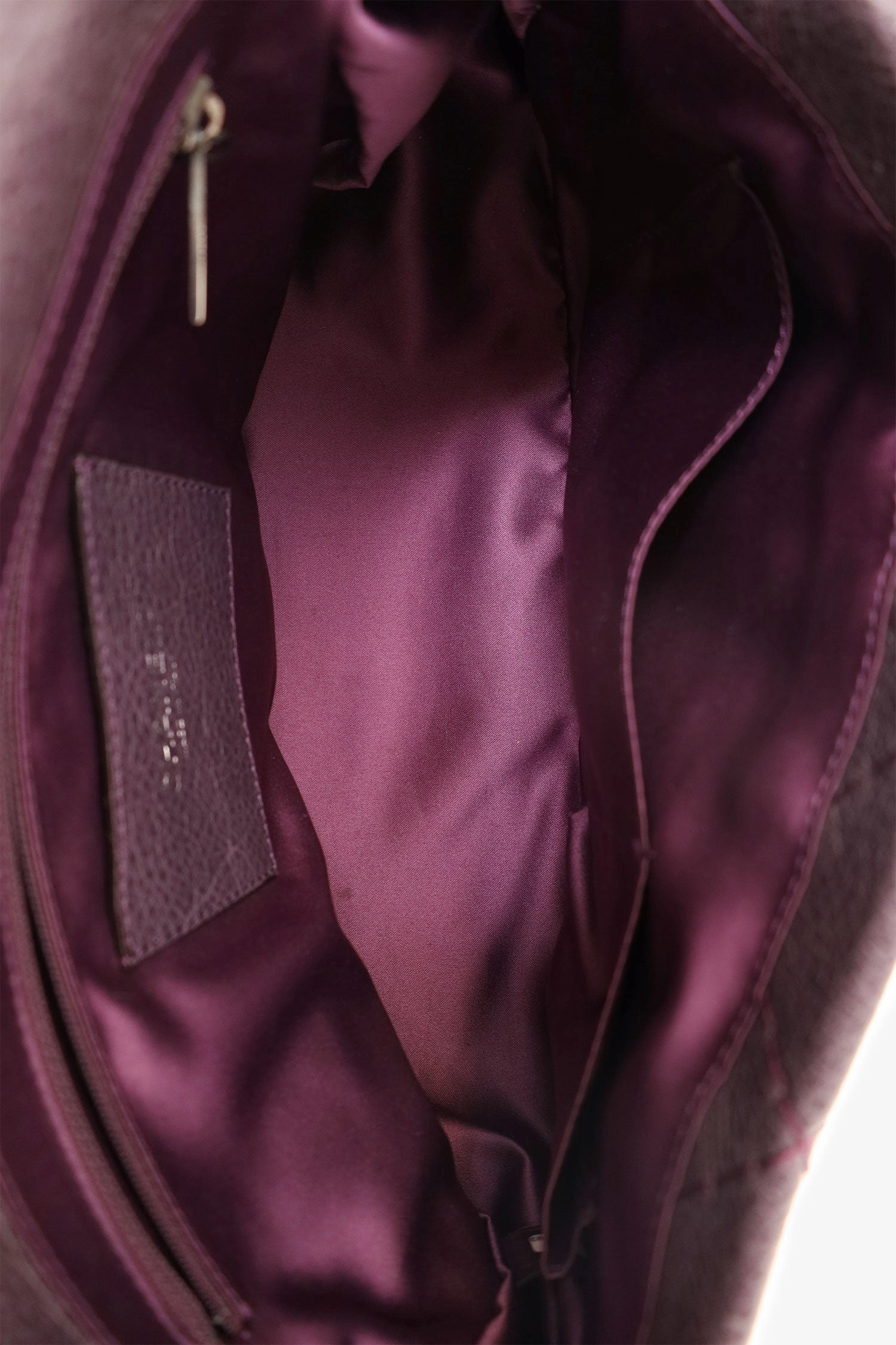 Pre-Loved Chanel 2009-10 Purple Glazed Calfskin Stitched On The Road Flap Bag