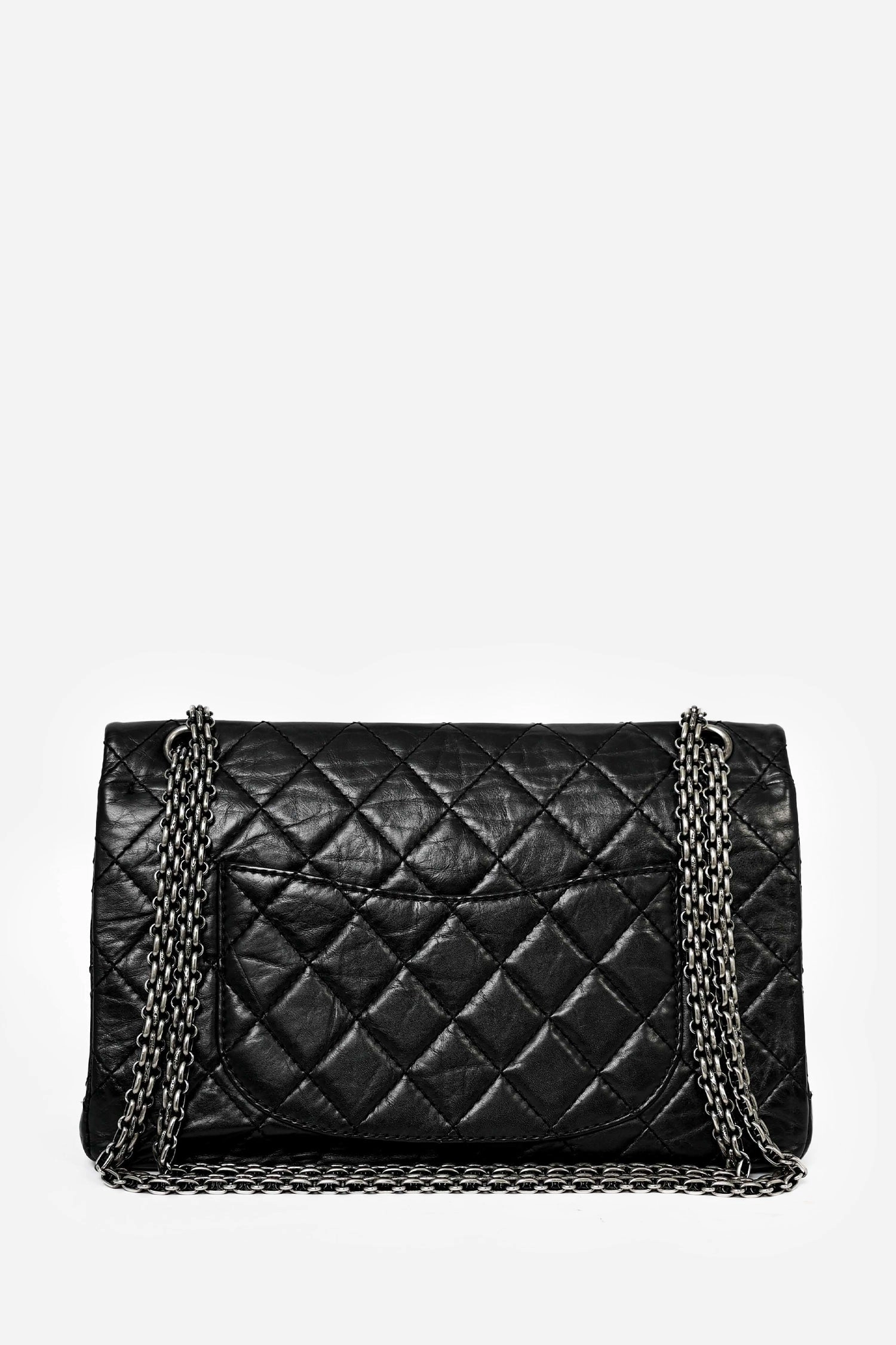 Pre-Loved Chanel 2010 Black Lambskin Reissue 226 Shoulder Bag
