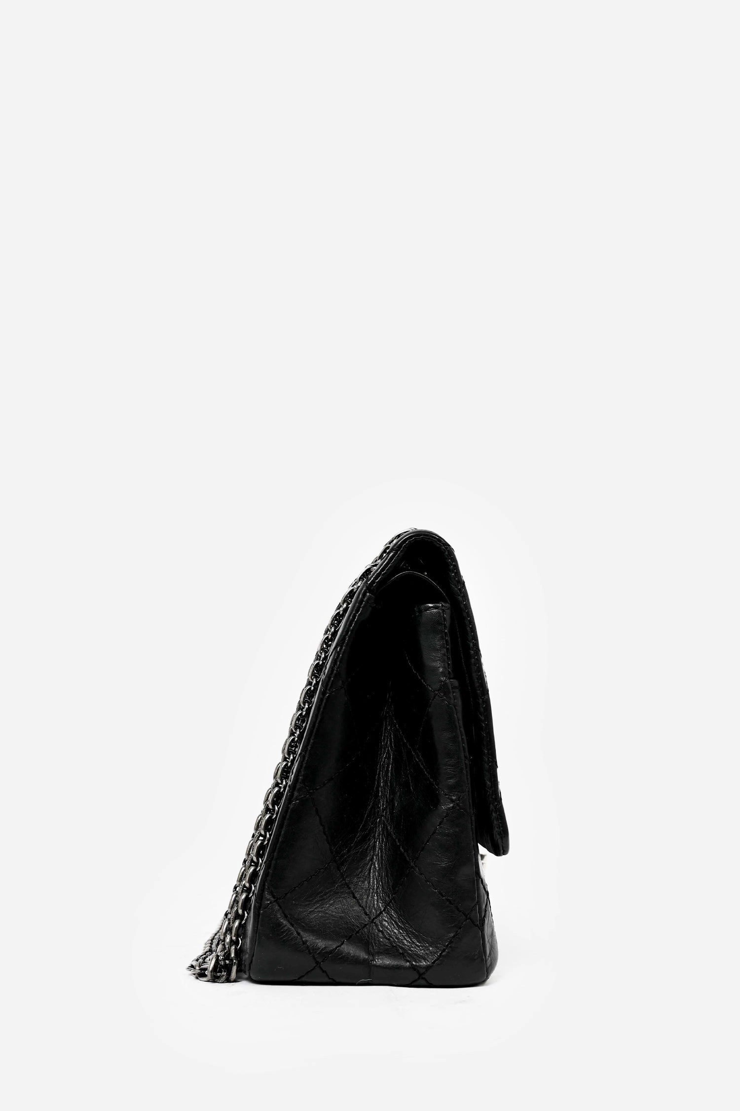 Pre-Loved Chanel 2010 Black Lambskin Reissue 226 Shoulder Bag