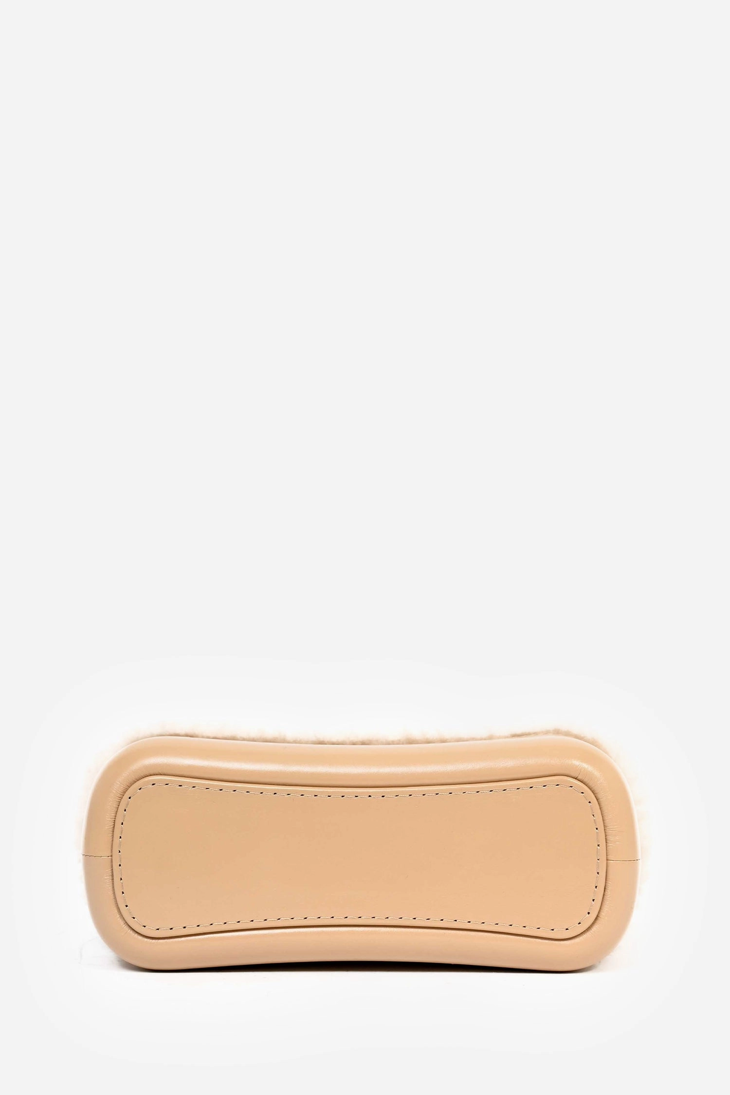 Pre-Loved Chanel 2017-18 Beige Shearling/Leather Small Gabrielle Crossbody