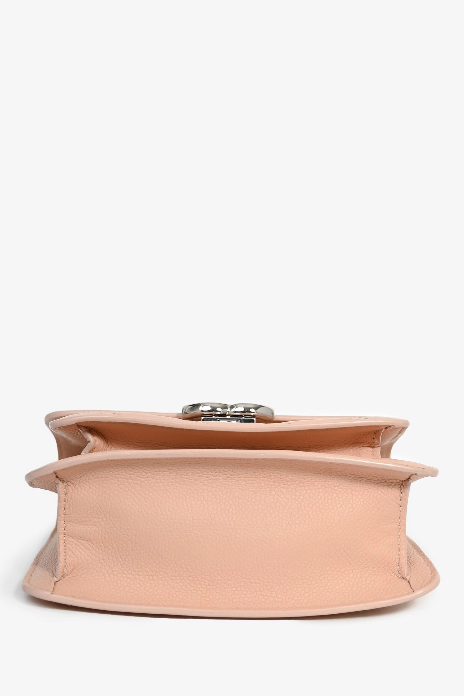 Pre-Loved Chanel 2017 Beige Caviar Leather Mini Box Flap Bag