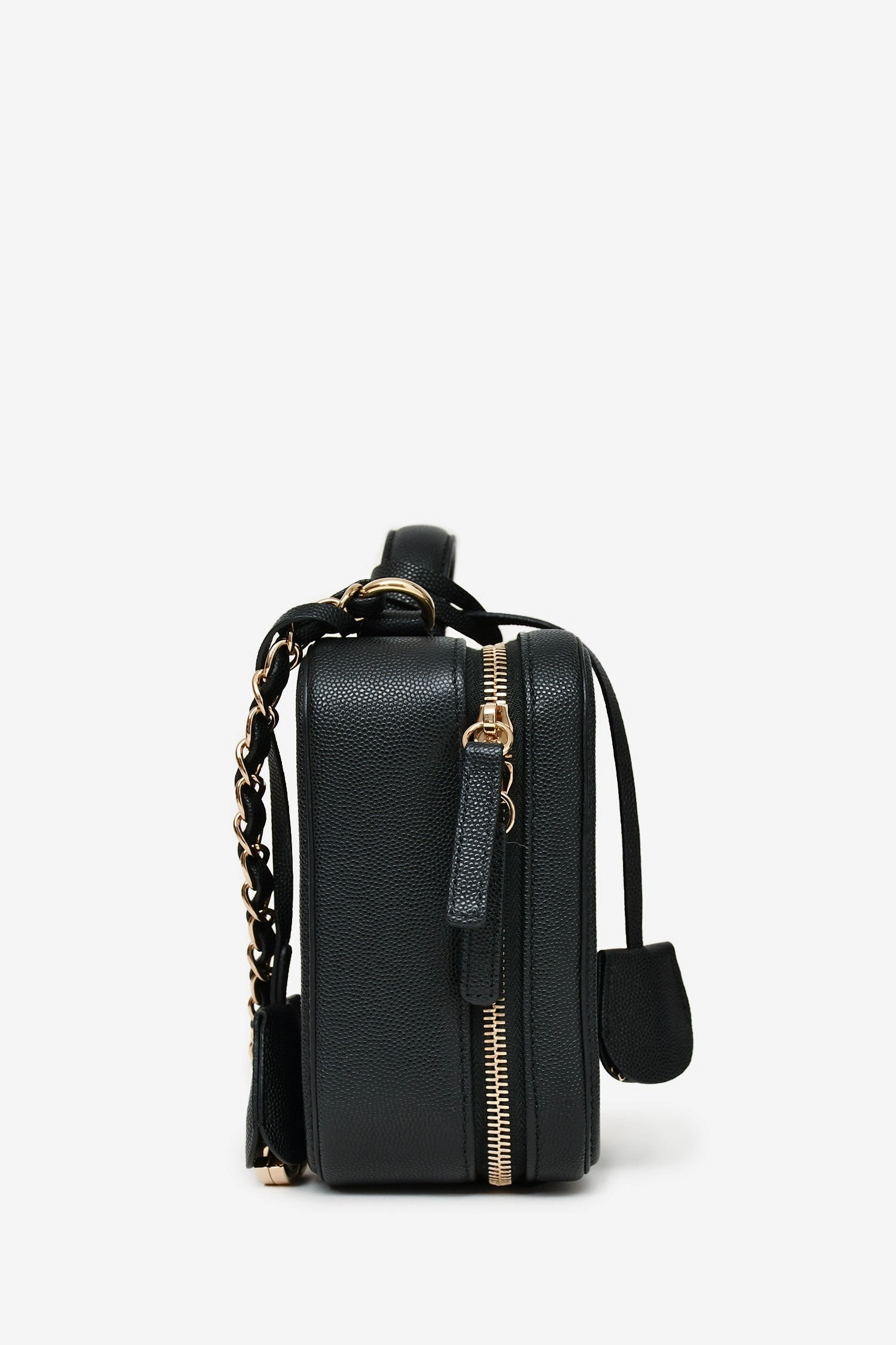 Pre-Loved Chanel 2019 Black Caviar Medium CC Filigree Vanity Case