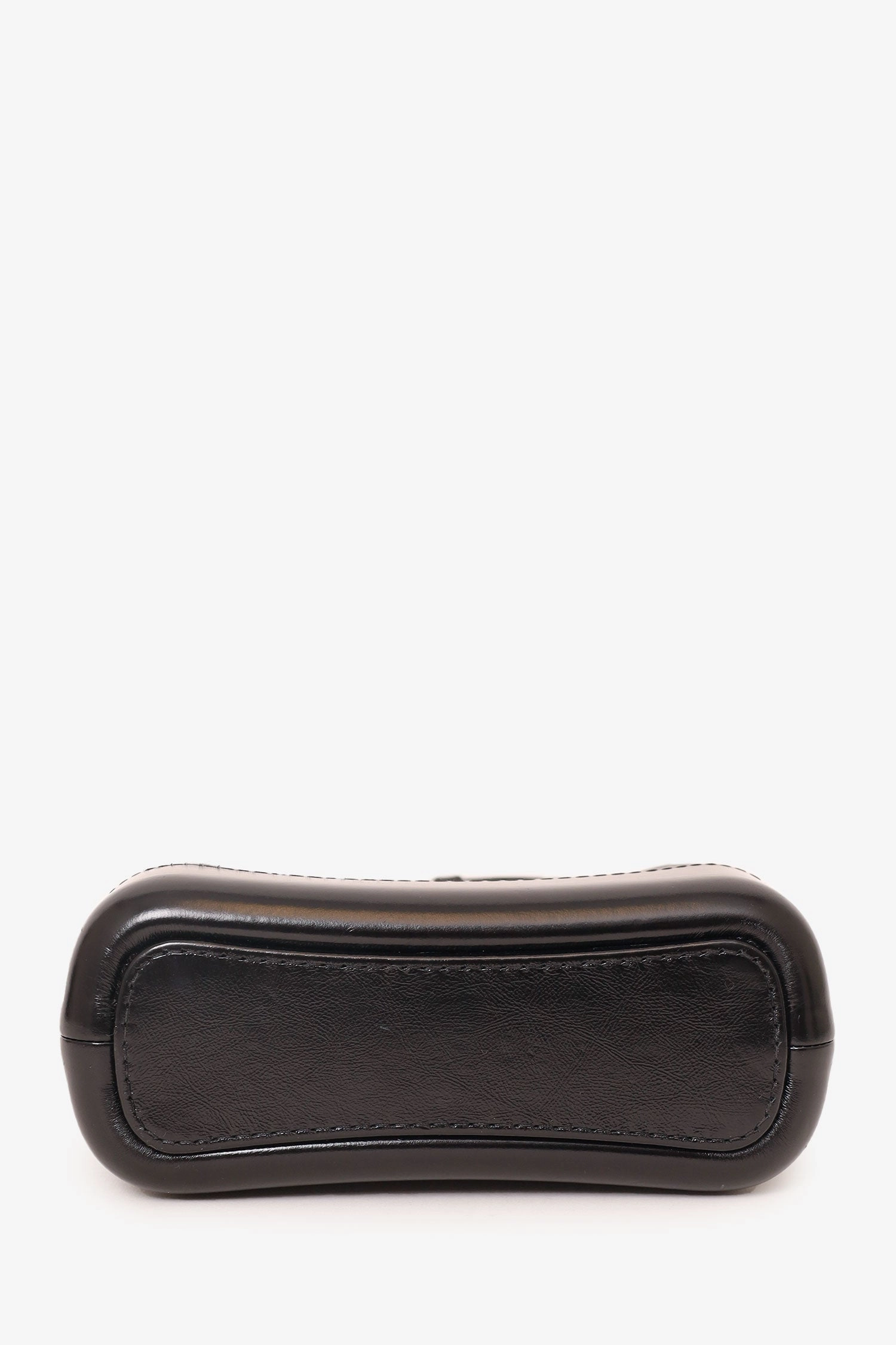 Pre-Loved Chanel 2019 So Black Quilted Leather Small Gabrielle Crossbody Bag