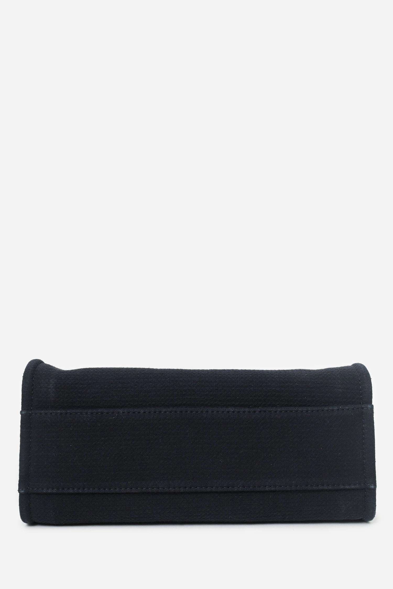 Pre-loved Chanel 2022 Black Canvas Small Deauville Shopping Tote