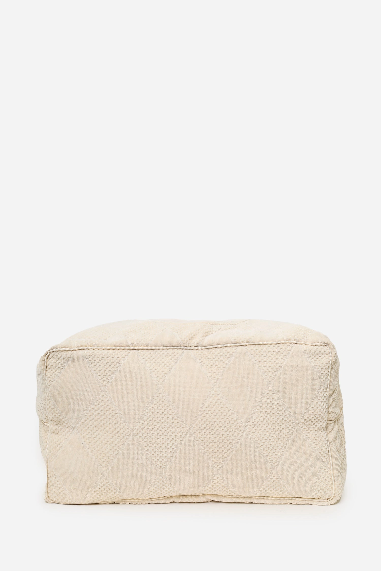 Pre-Loved Chanel Beige Terry Cloth Beach Tote & Towel Set
