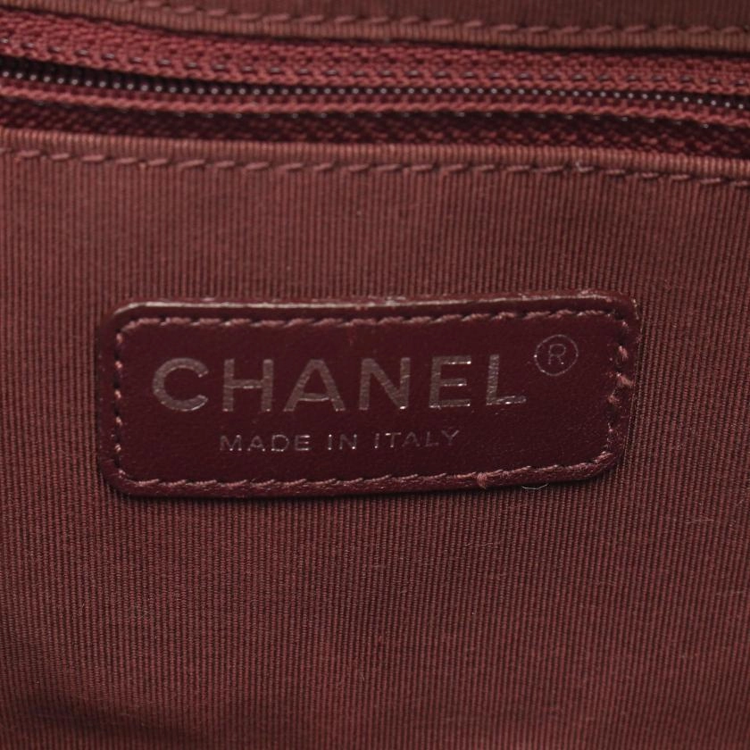 Pre-loved CHANEL Matelasse Bias Stitch Chain Shoulder Bag Lambskin Orange Yellow Antique Silver Hardware