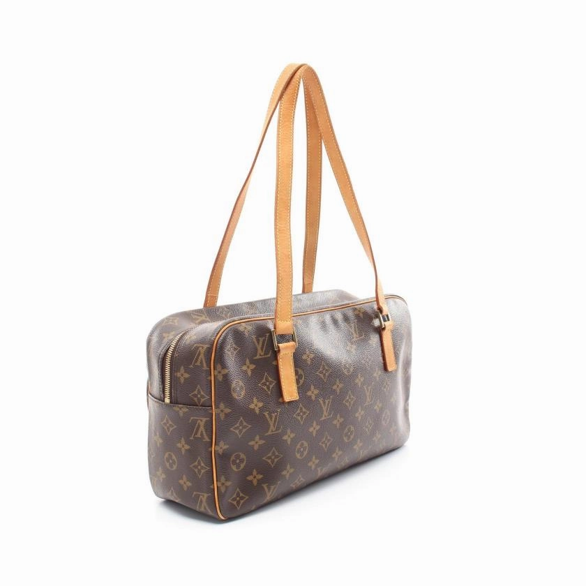 Pre-loved LOUIS VUITTON Cite GM Monogram Shoulder Bag PVC Leather Brown - Condition B 2101218685091