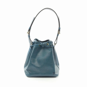 Pre-loved LOUIS VUITTON Peti Noe Epi Toledo Blue Leather Shoulder Bag - Condition B