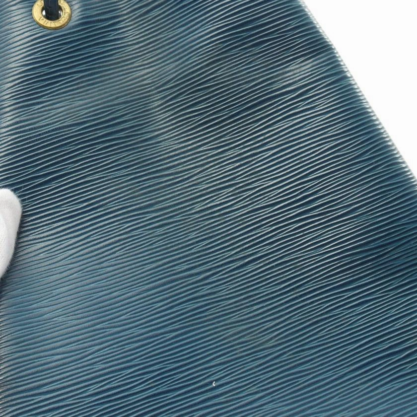 Pre-loved LOUIS VUITTON Peti Noe Epi Toledo Blue Leather Shoulder Bag - Condition B