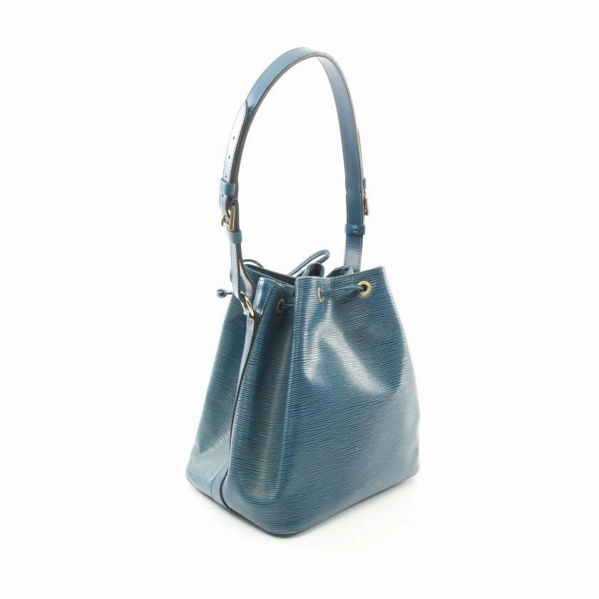 Pre-loved LOUIS VUITTON Peti Noe Epi Toledo Blue Leather Shoulder Bag - Condition B