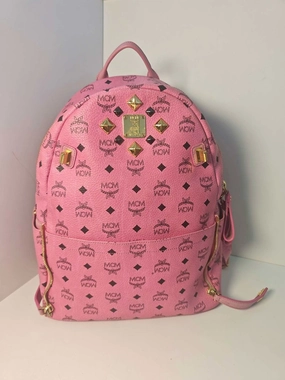 Pre-loved MCM Classic Backpack GM Size Pink