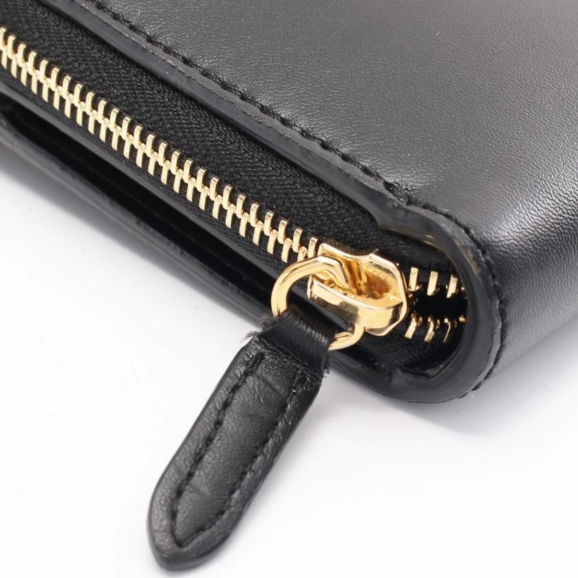 Pre-loved Stella McCartney Stella Logo Crossbody Wallet Shoulder Wallet Faux Leather Black