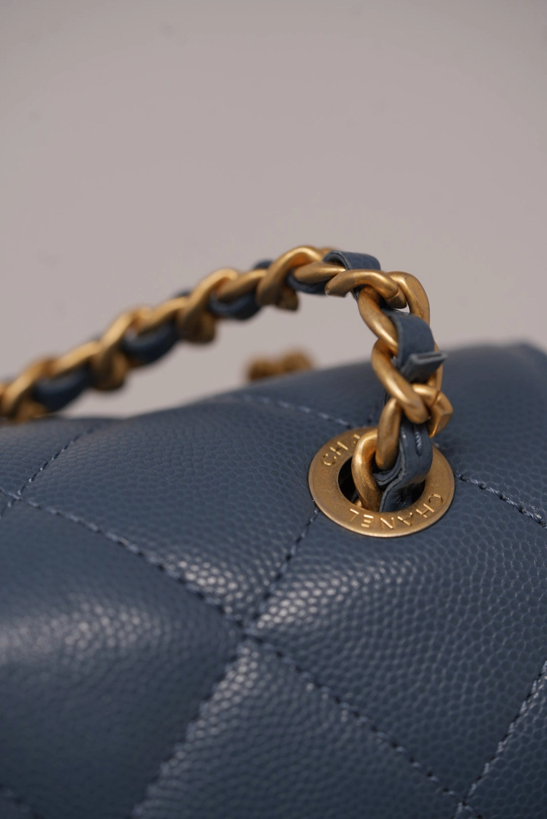 Pre-Owned Chanel Ado Backpack Caviar 2023