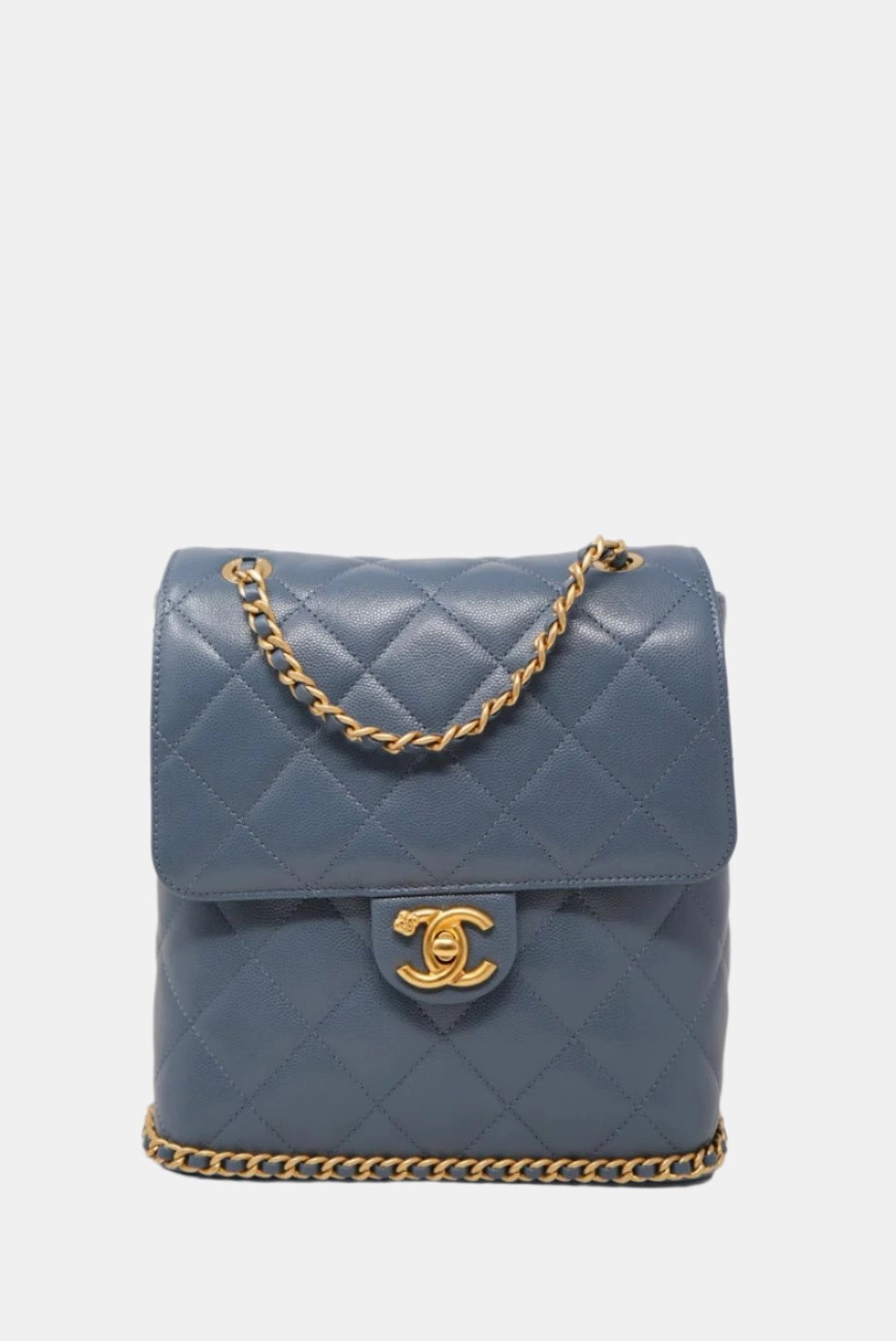 Pre-Owned Chanel Ado Backpack Caviar 2023