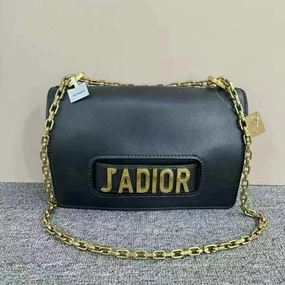Preloved Dior J'Adior Black Leather Crossbody Bag BCQ