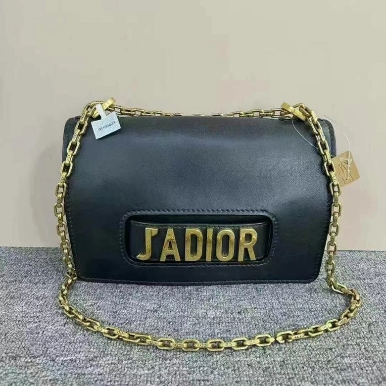 Preloved Dior J'Adior Black Leather Crossbody Bag BCQ