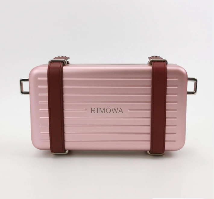 Preloved Dior* Rimowa mini Lugguage case Crossbody bag pink 20cm*11cm*6cm 250319781111407