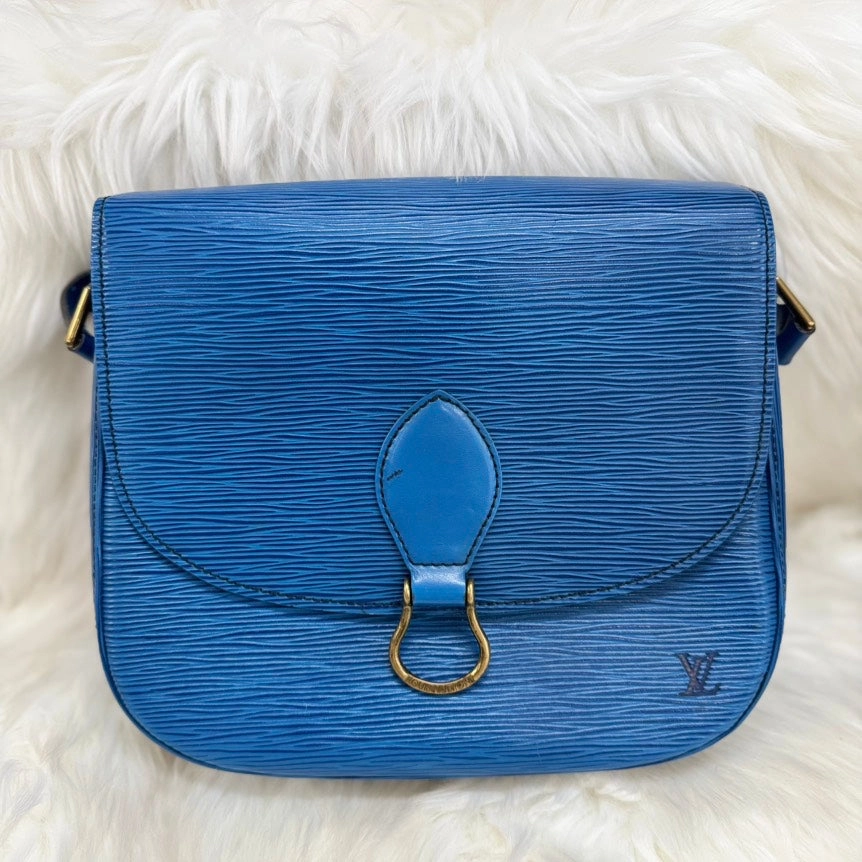 Preloved Louis Vuitton Epi Saint Cloud Crossbody Blue Bag