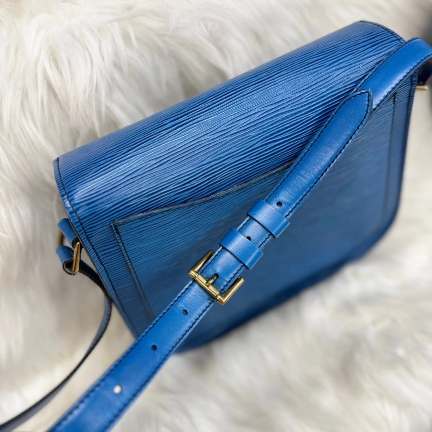 Preloved Louis Vuitton Epi Saint Cloud Crossbody Blue Bag