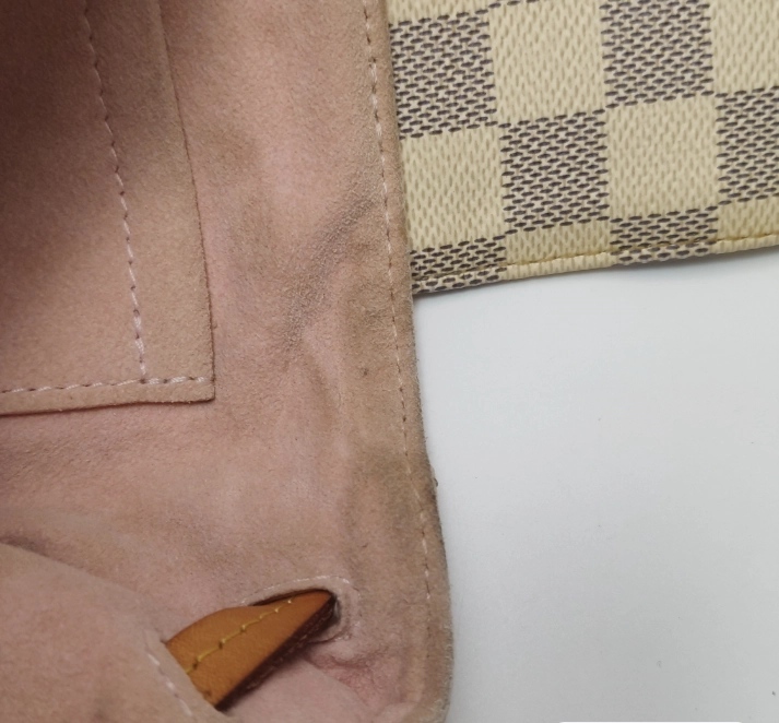 Preloved Louis Vuitton (LV) Damier Azur Sperone Backpack White 250317781109637