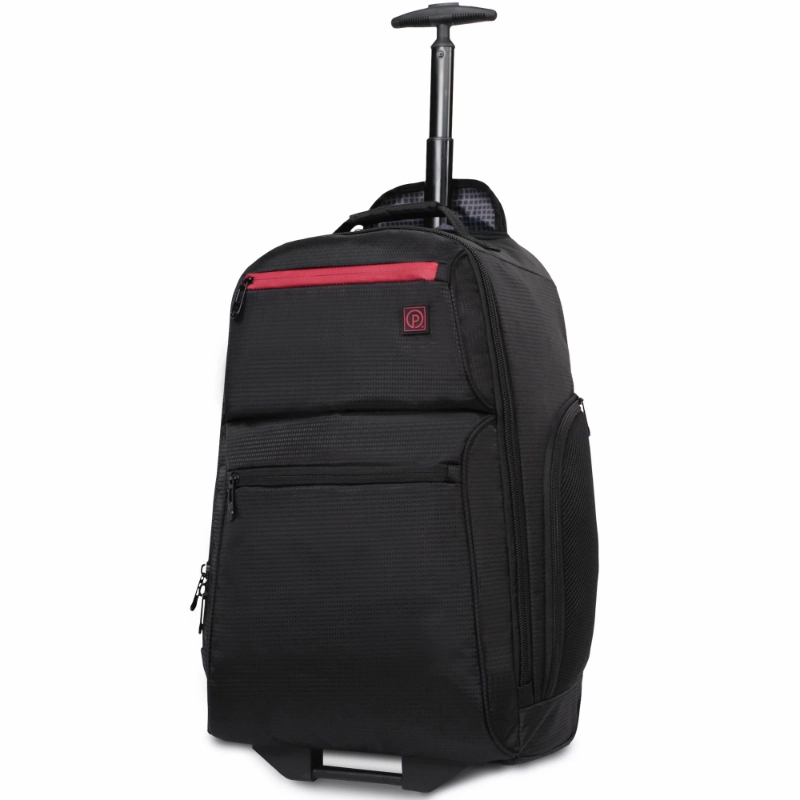 Protege 22 Black Rolling Backpack with Telescopic Handle 101