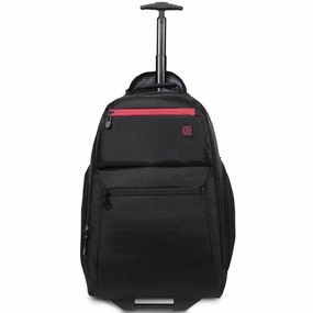 Protege 22 Black Rolling Backpack with Telescopic Handle 101