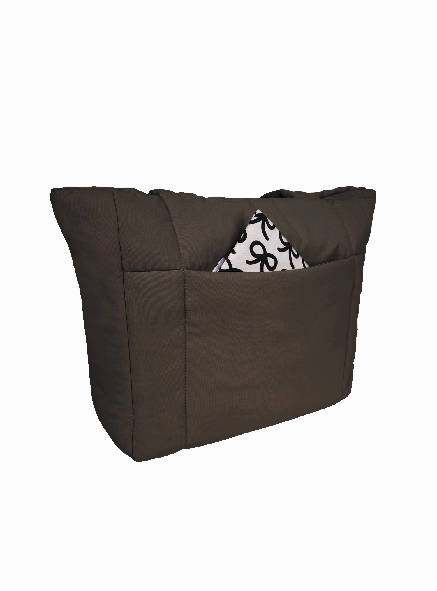 Puffer Shopper (Brunette)