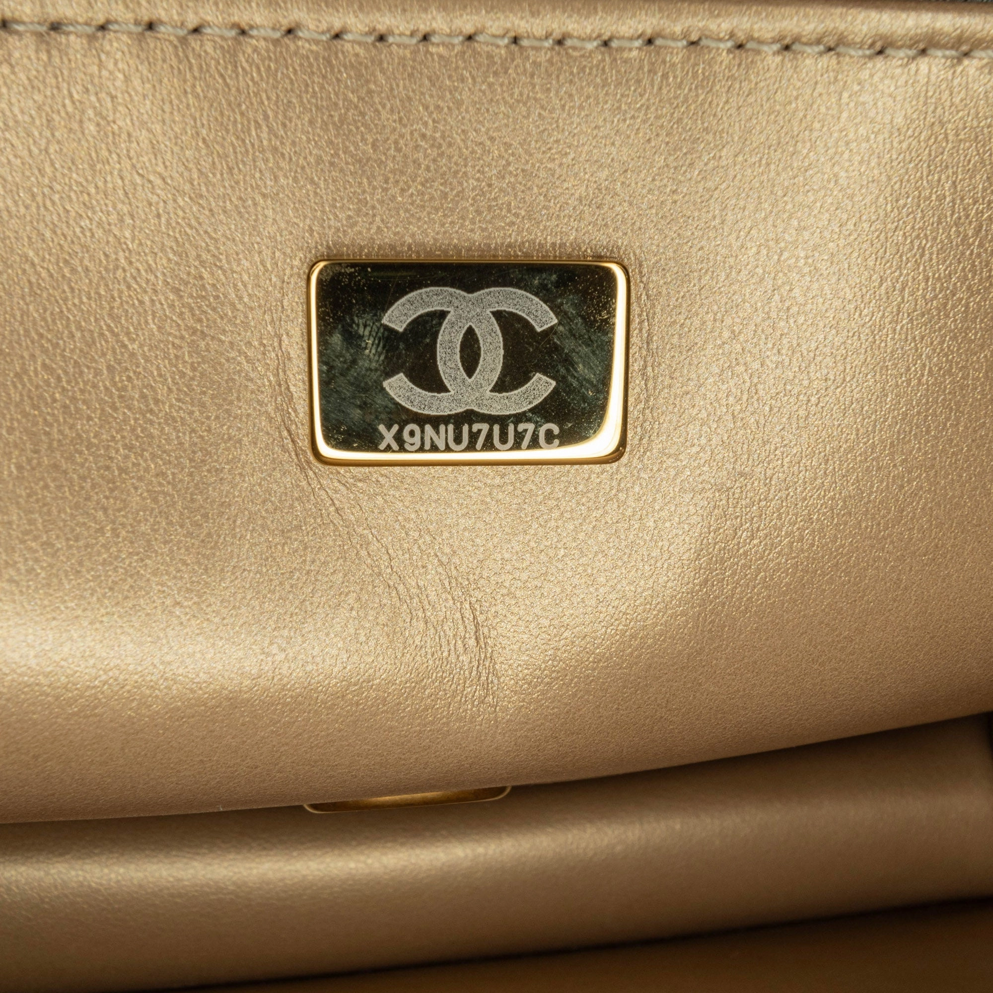 Quilted Lambskin Octagonal Buckle Crossbody