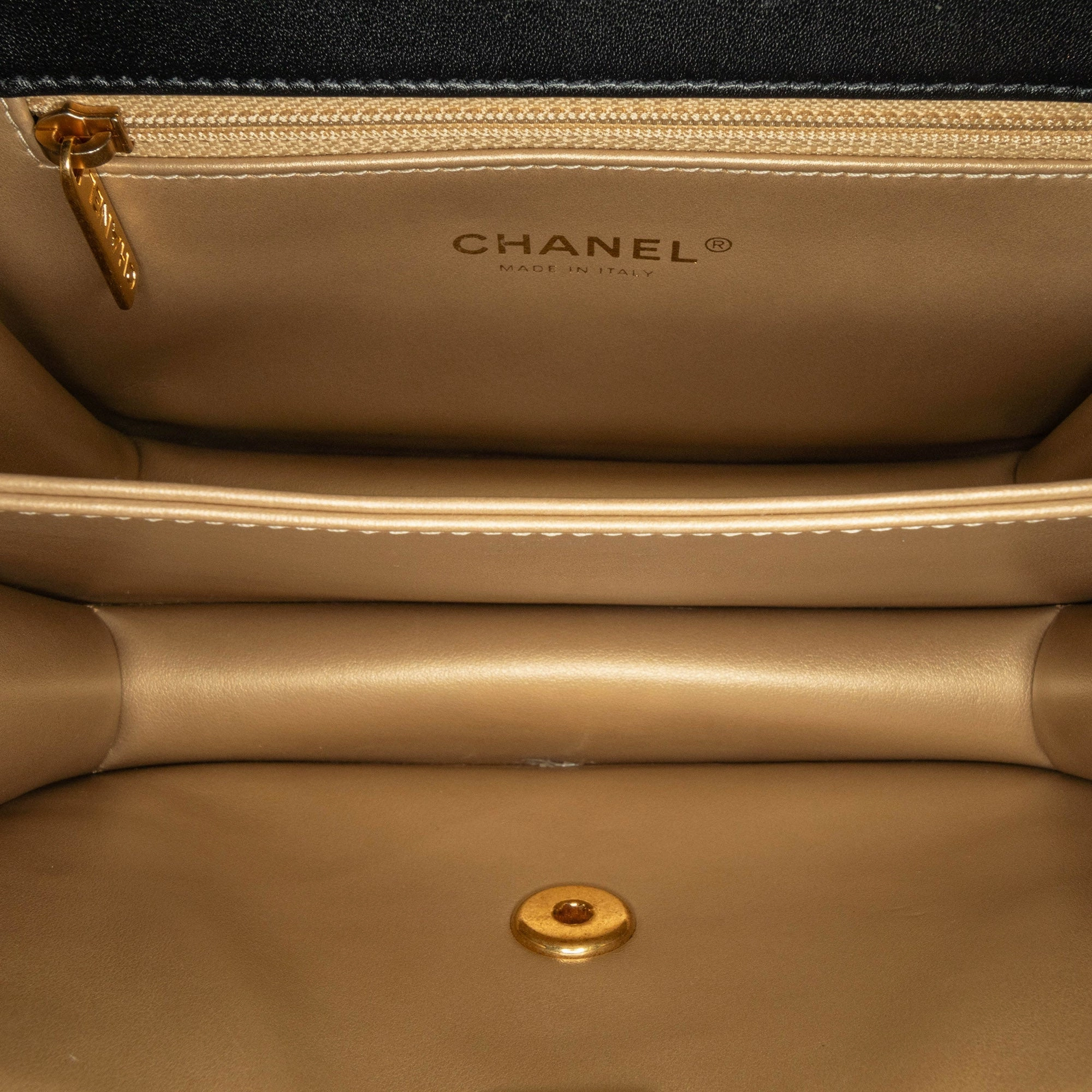 Quilted Lambskin Octagonal Buckle Crossbody