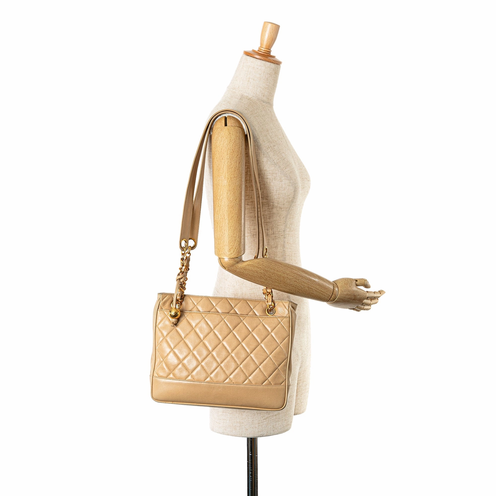 Quilted Lambskin Shoulder Bag