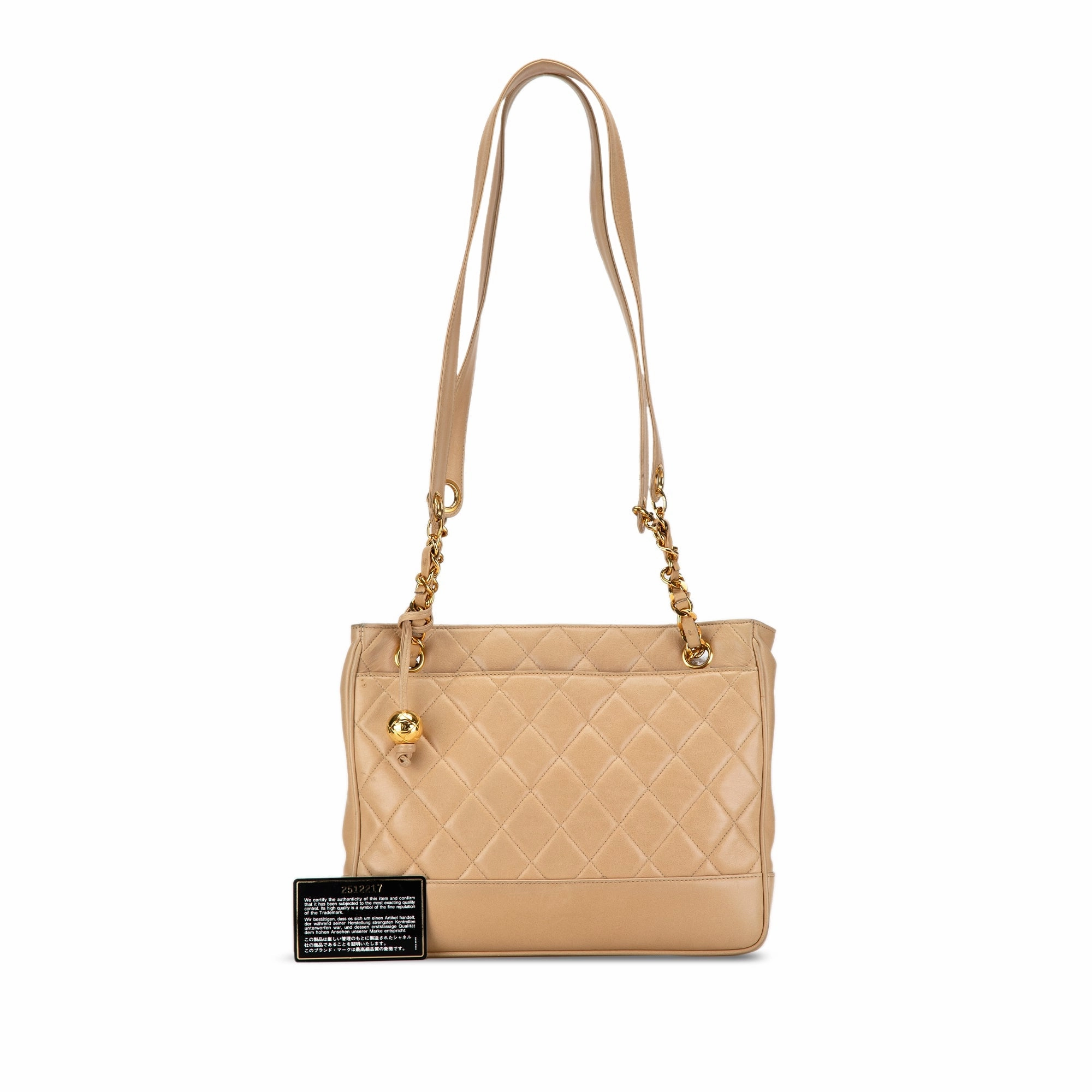 Quilted Lambskin Shoulder Bag