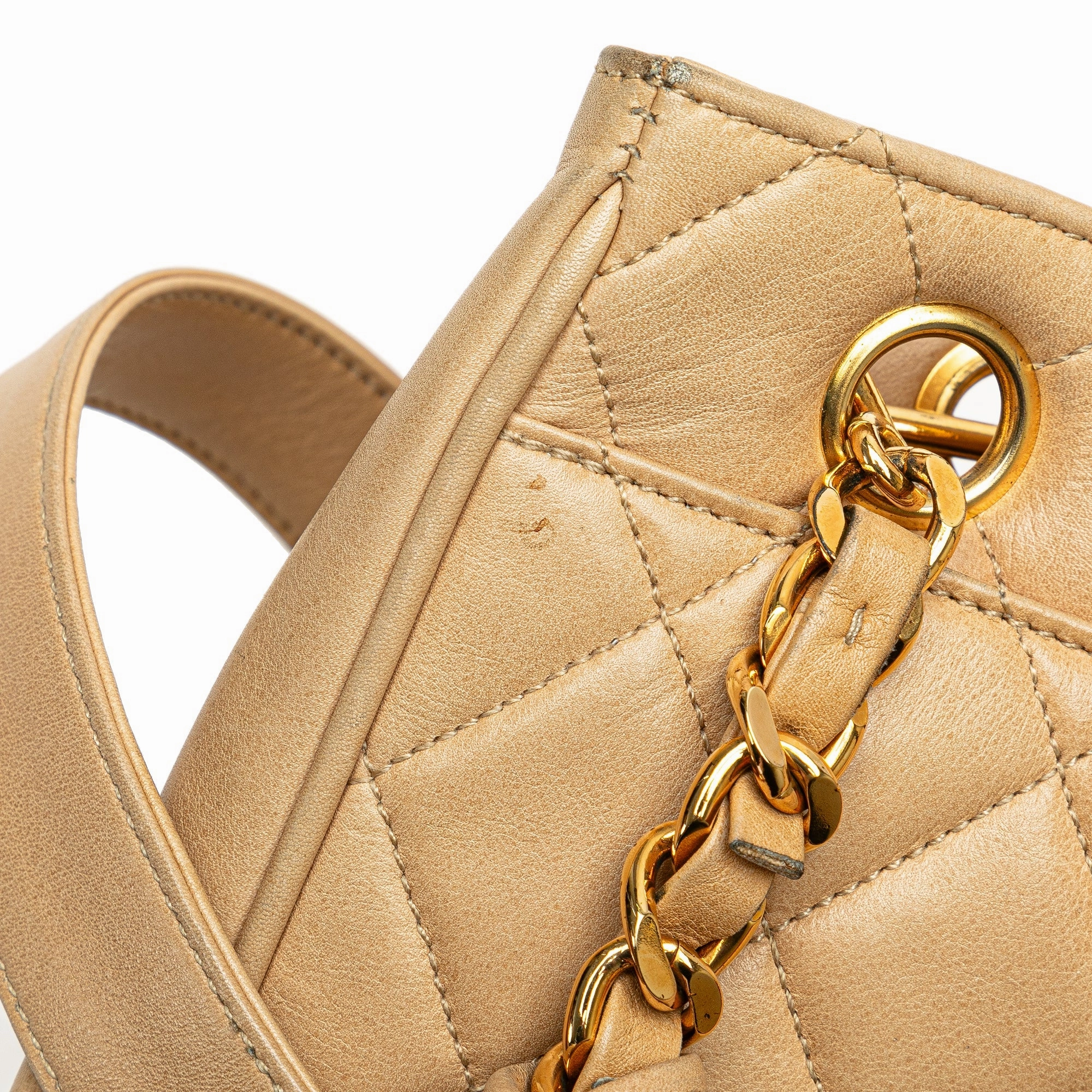 Quilted Lambskin Shoulder Bag