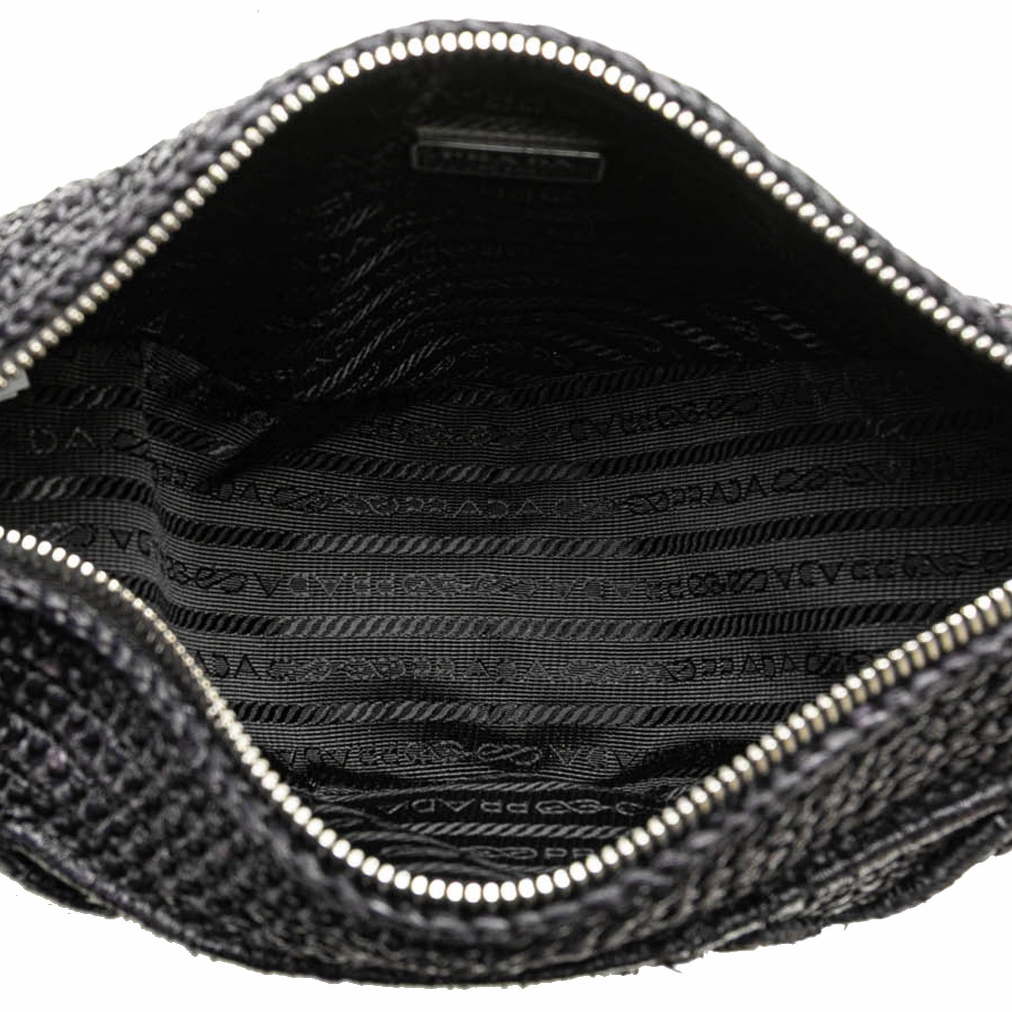 Raffia Effect Crochet Triangle Crossbody