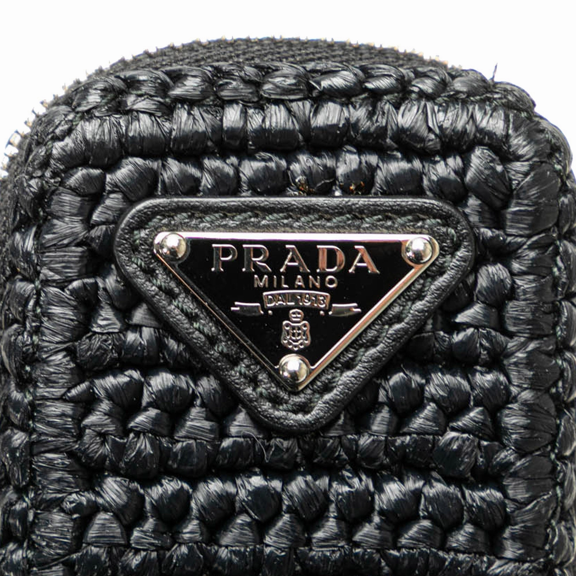 Raffia Effect Crochet Triangle Crossbody