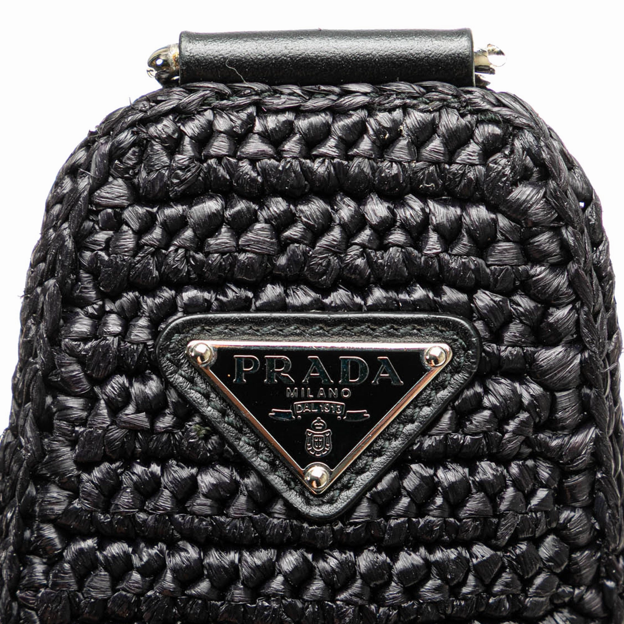 Raffia Effect Crochet Triangle Crossbody