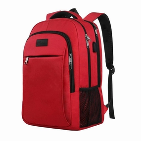 Red Mlassic Travel Laptop Backpack