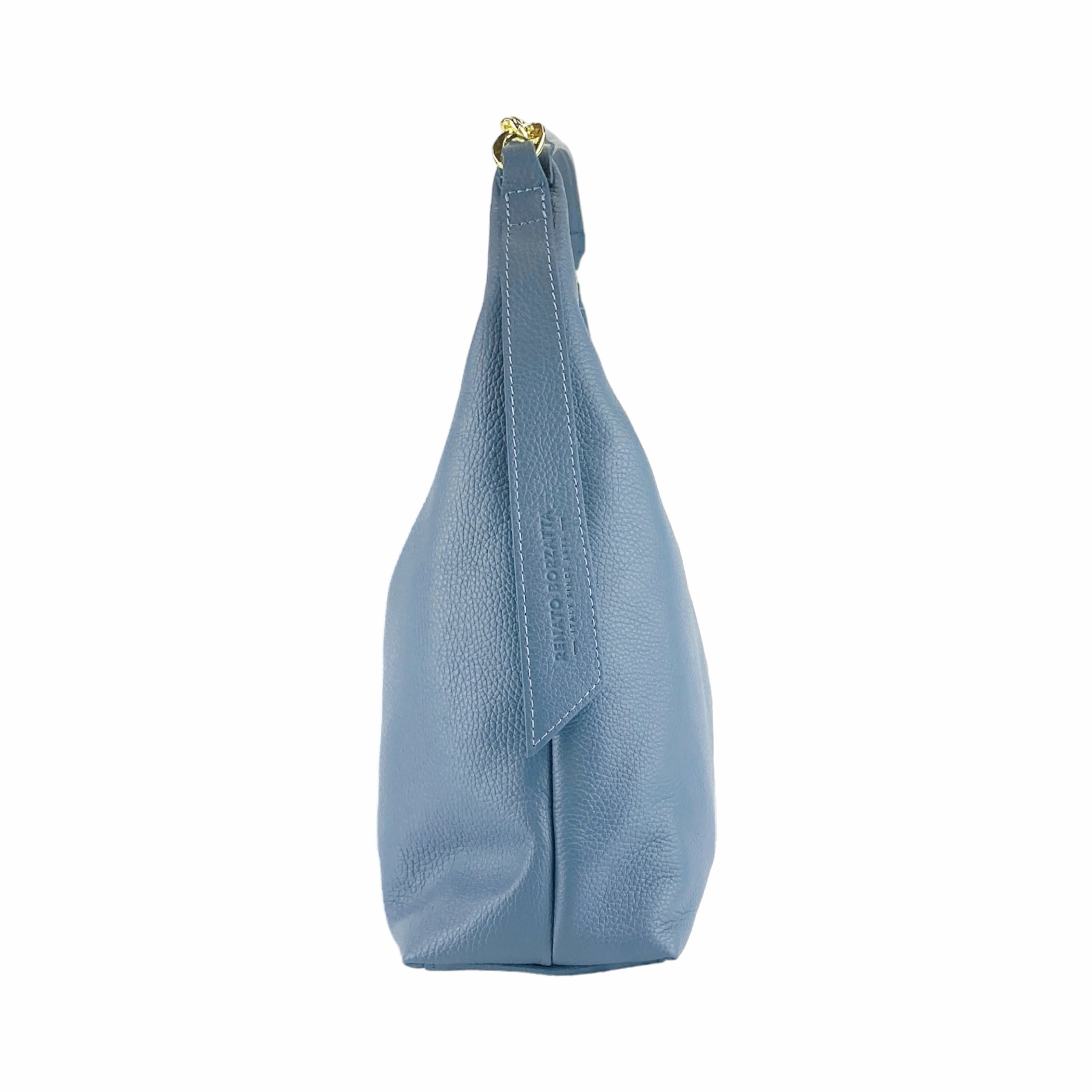 Renato Borzatta leather hobo shoulder bag Blue