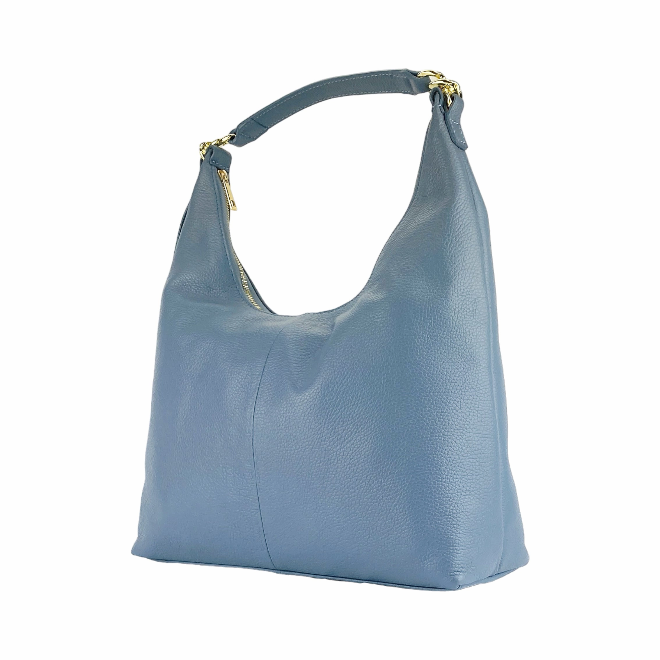 Renato Borzatta leather hobo shoulder bag Blue