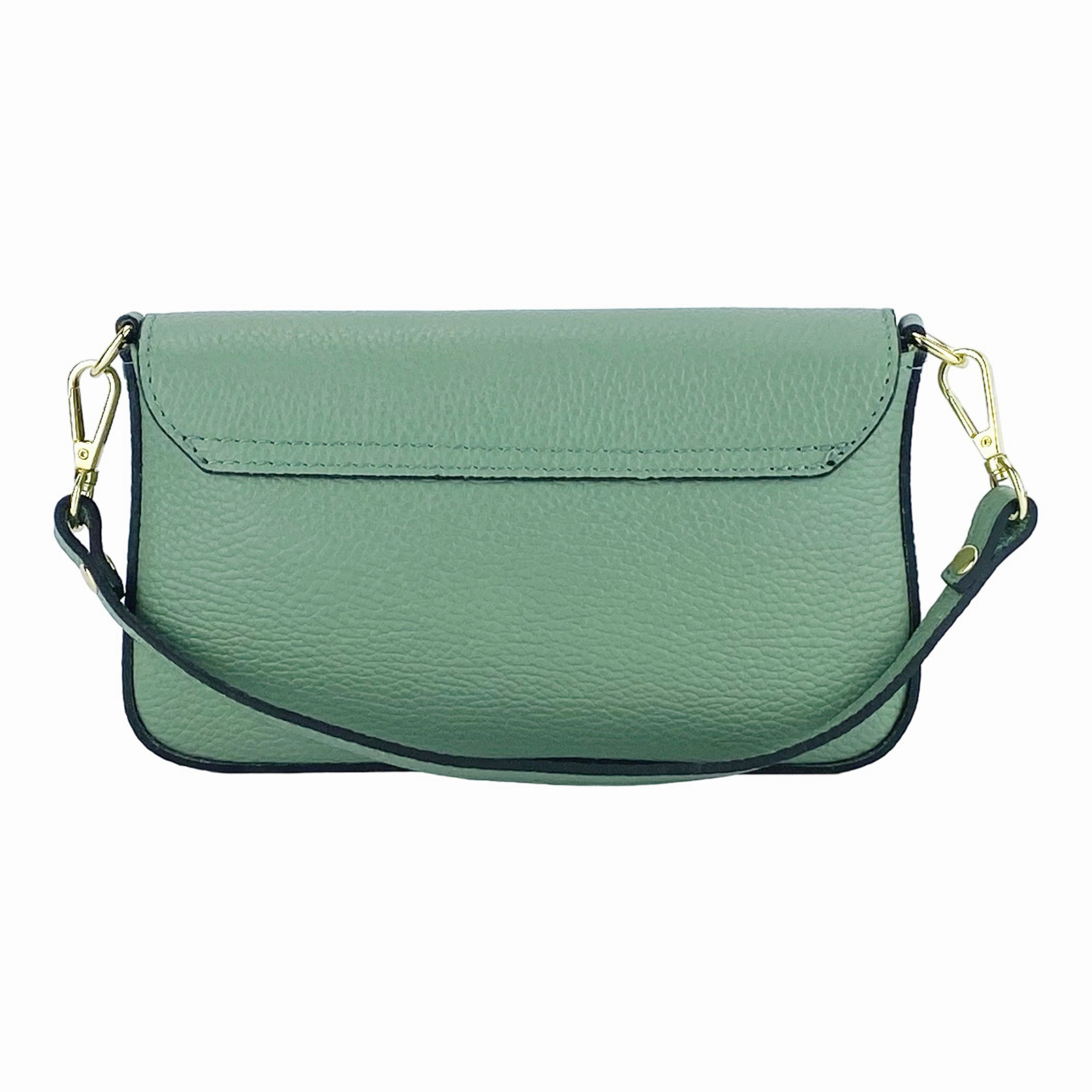 Renato Borzatta Small Chain Post Shoulder Bag Mint Green