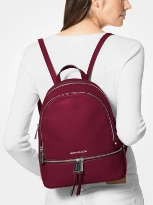 Rhea Medium Leather Backpack