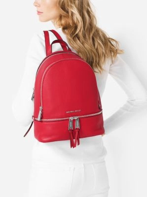 Rhea Medium Leather Backpack