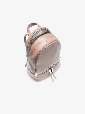 Rhea Medium Leather Backpack