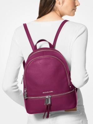 Rhea Medium Leather Backpack