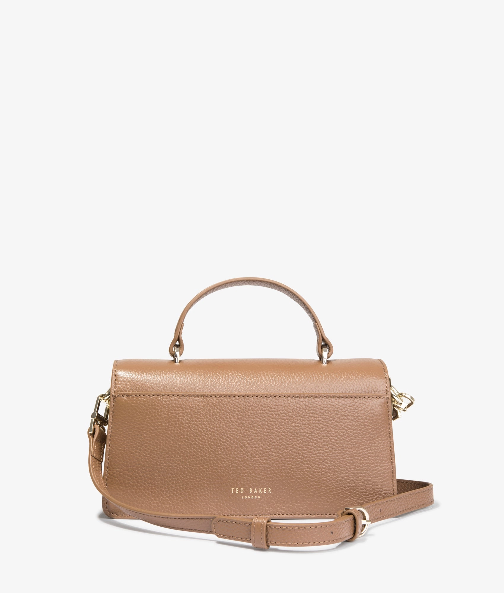 Rosly bar detailed tote in brown