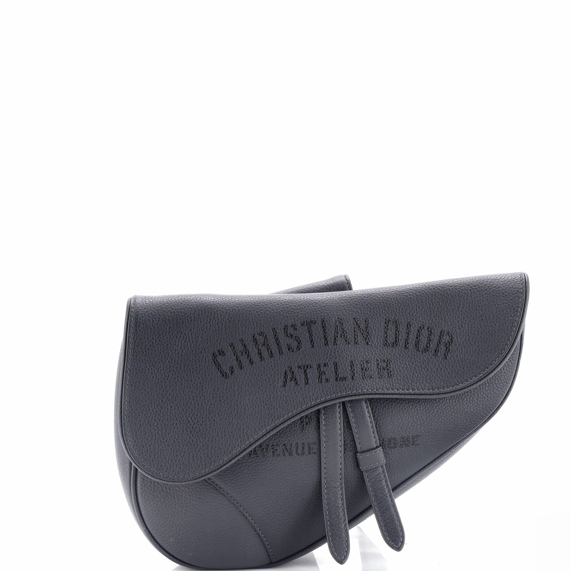 Saddle Crossbody Bag Atelier Signature Printed Leather