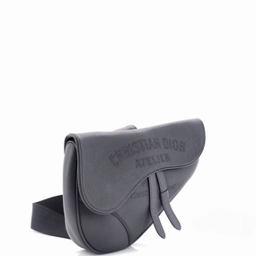 Saddle Crossbody Bag Atelier Signature Printed Leather