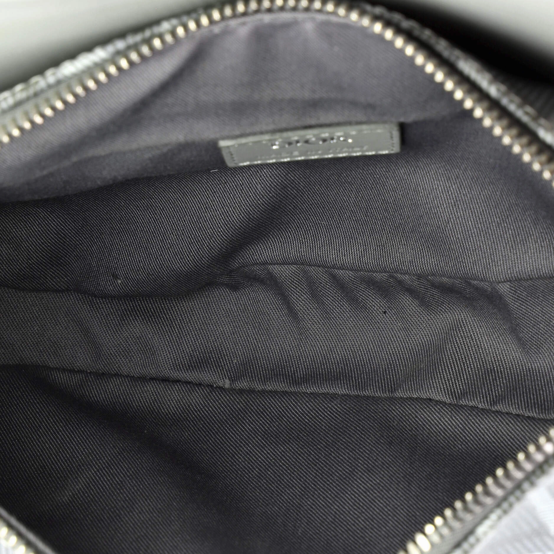 Saddle Crossbody Bag CD Diamond Coated Canvas and Leather