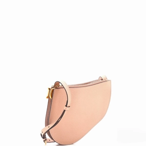 Saddle Triple Zip Crossbody Pouch Leather