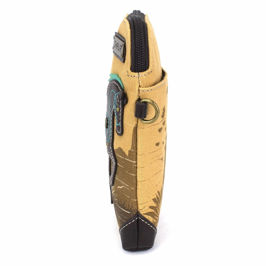 Safari Canvas Cellphone Xbody - Horse (Brown)
