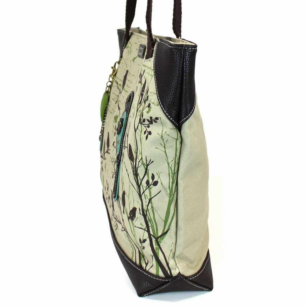 Safari Canvas Tote - Bird